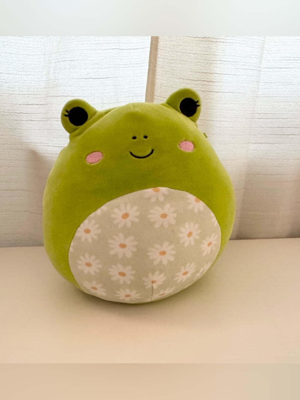 Squishmallow Wendy the Frog 🐸🌼 (floral/daisy belly edition)